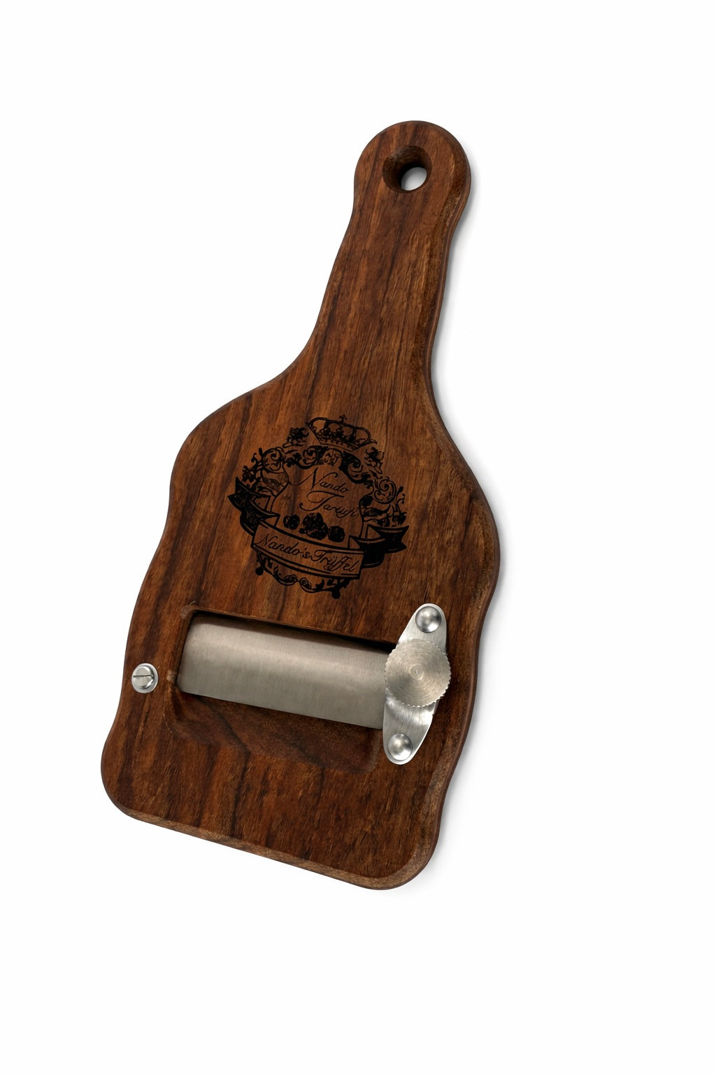 Trüffelhobel aus Ovangkol-Holz