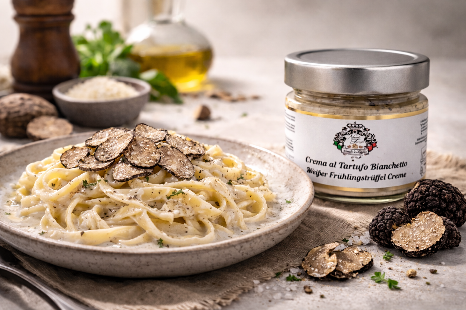 Weißer Frühlingstrüffel Creme